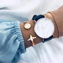 Octbyna 2 шт./компл. Женская мода Темперамент самолет мира географические карты открытым Шарм-браслет золотистого цвета набор вечерние партии Свадебные украшения