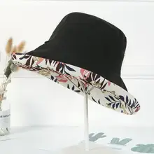 SUOGRY печатная Цветочная Рыбацкая Панама Летняя женская с широкими полями рыболовные водонепроницаемые солнечные шляпы для защиты от УФ-лучей Крышка для бассейна Складная