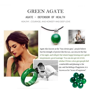 

Natural Gemstone Green Agate LMGAT