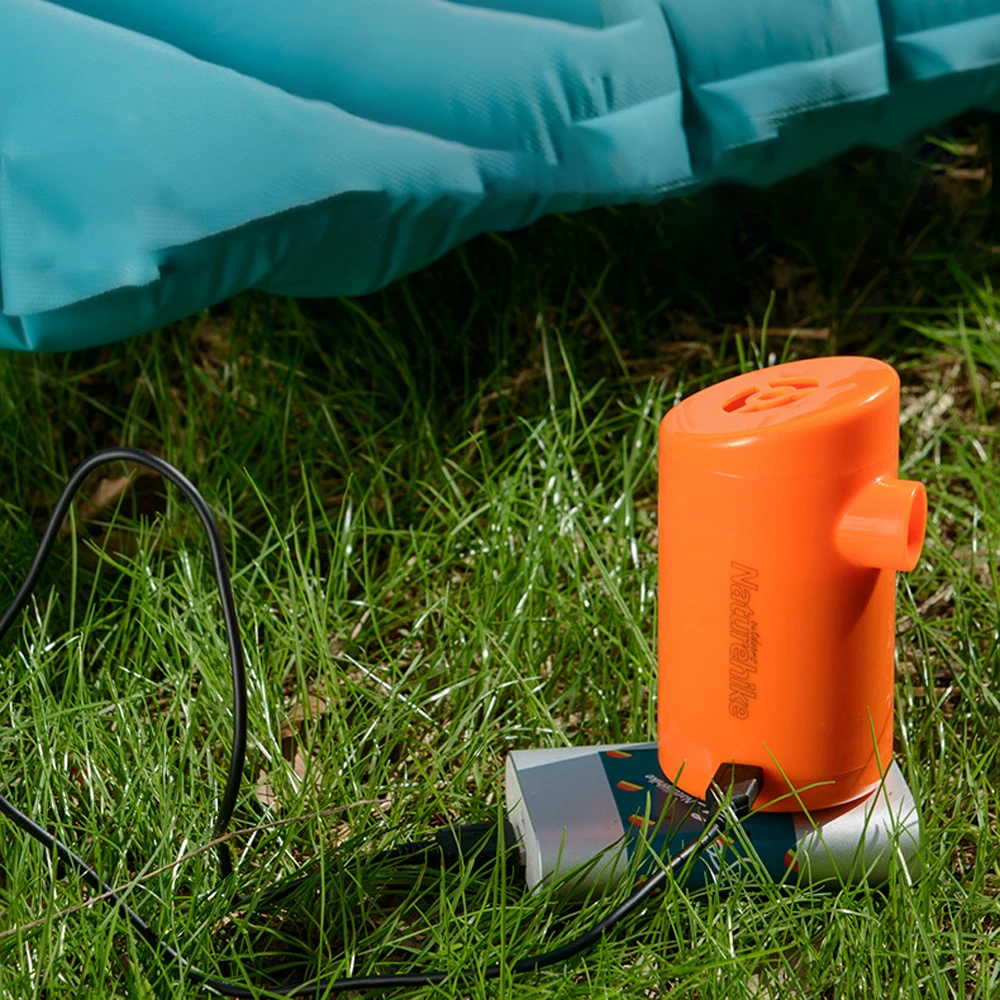 

Outdoor Air Mat Camping Moisture-proof Mattress Electric Inflatable Pump Travel Pillow Mini Portable Inflatable USB Charging