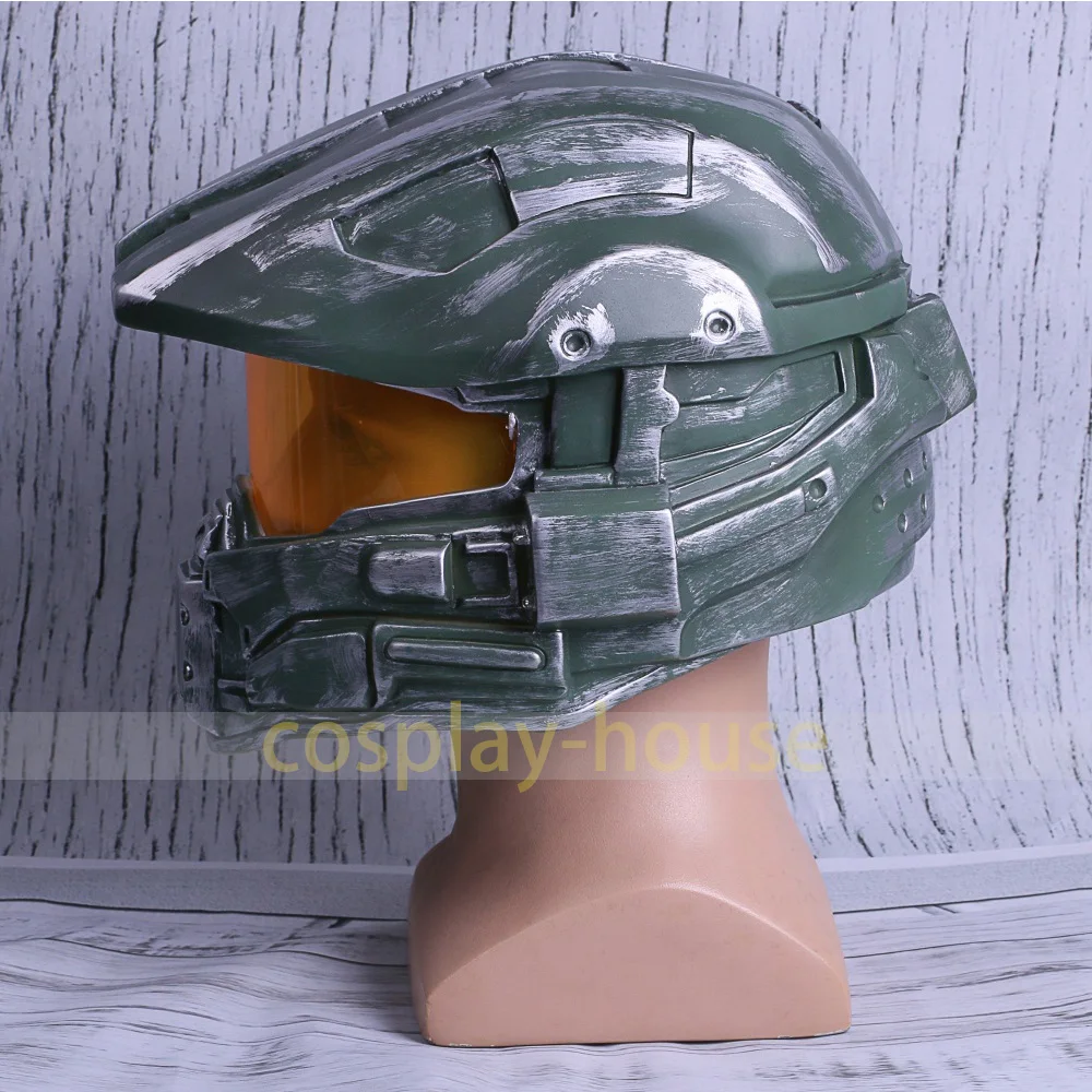 Halo 4 Helmet Prop Replica Cosplay Costume Full Head Mask PVC Equipment Master Chief Game Accessories (6)