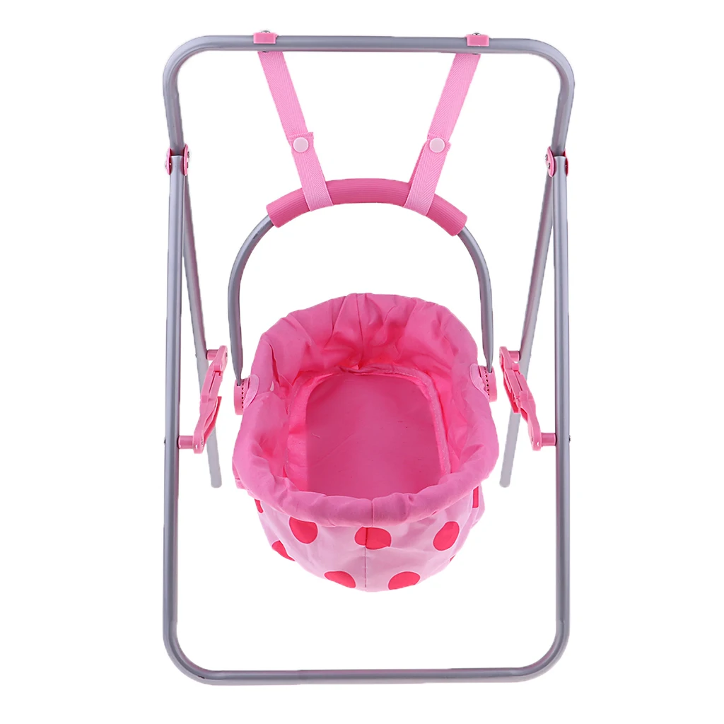 Doll Funny Playset Baby Carrier Seat Swing Baby Doll Accessory Dollhouse Decoration Nursery Furniture Toys