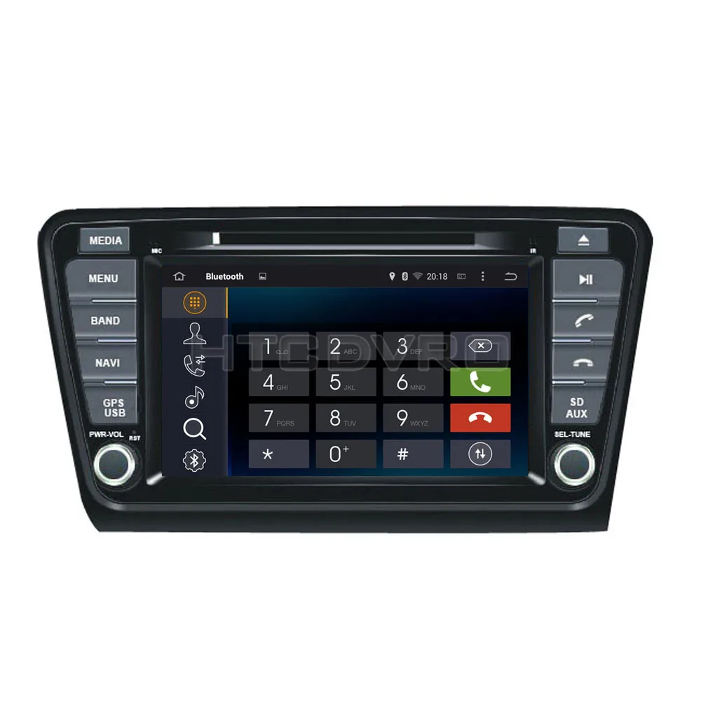 Flash Deal YMODVHT 8inch 4G Octa Core Android 9.0 7.1 Car DVD Player for Skoda Octavia 2014- GPS Auto RDS Radio Audio Video Stereo 4