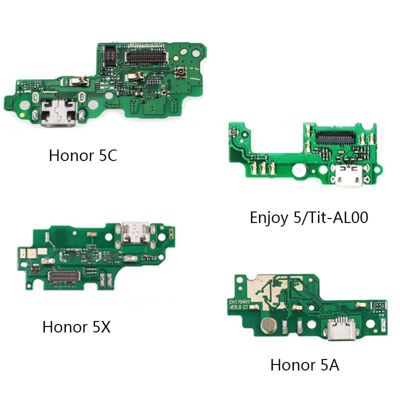 

USB Charger Charging Dock port Connector Board Flex Cable For Huawei Honor 5X 5A 5C Enjoy 5 TIT-AL00 Repair Parts