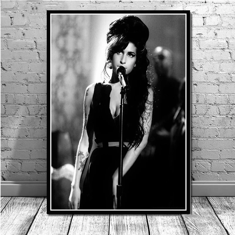 Beauty Woman постер Amy Winehouse музыкальная певица звезда поп печать на заказ живопись