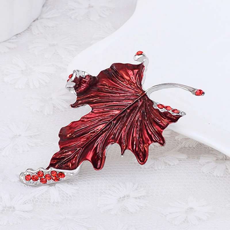 Mdiger Brand Red Brooch Collar Pins Corsage For Women Fashion Brooches