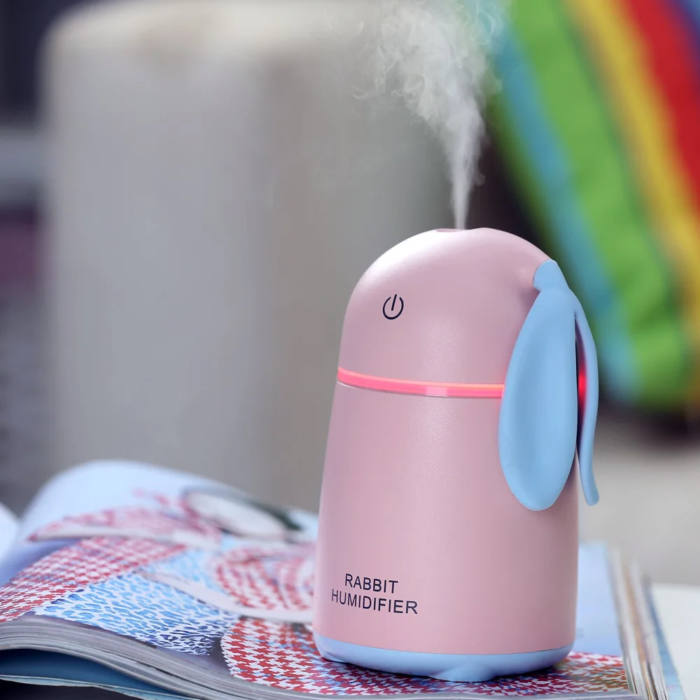 

Cute Cartoon Humidifier Mini Ultrasonic Sterilize Humidify Machine Suitable For Everywhere USB Interface Humidifier