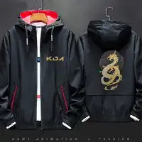 Anime! Game LOL Akali Koele Stijl Cosplay Jas Herfst Winter Jeugd Mode Jas Rits Hoodie Top Voor Man/Vrouw Gratis verzending