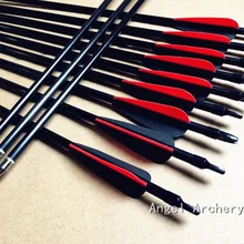 6PK/12PK/24PK стекловолоконная стрела со сменной стрелой из наконечника стрелы изогнутый лук стрельба из лука стрельба и охота/русский покупатель может купить