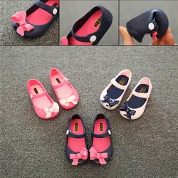 PUDCOCO UK/2019 г. Новая Нескользящая пластиковая Летняя обувь с пряжкой и бантом для младенцев; Сабо; От 0 до 6 лет