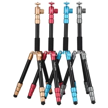 QZSD-Q066S new design aluminum tripod for video camera four color with portable selfie stick for aluminum mini ballhead