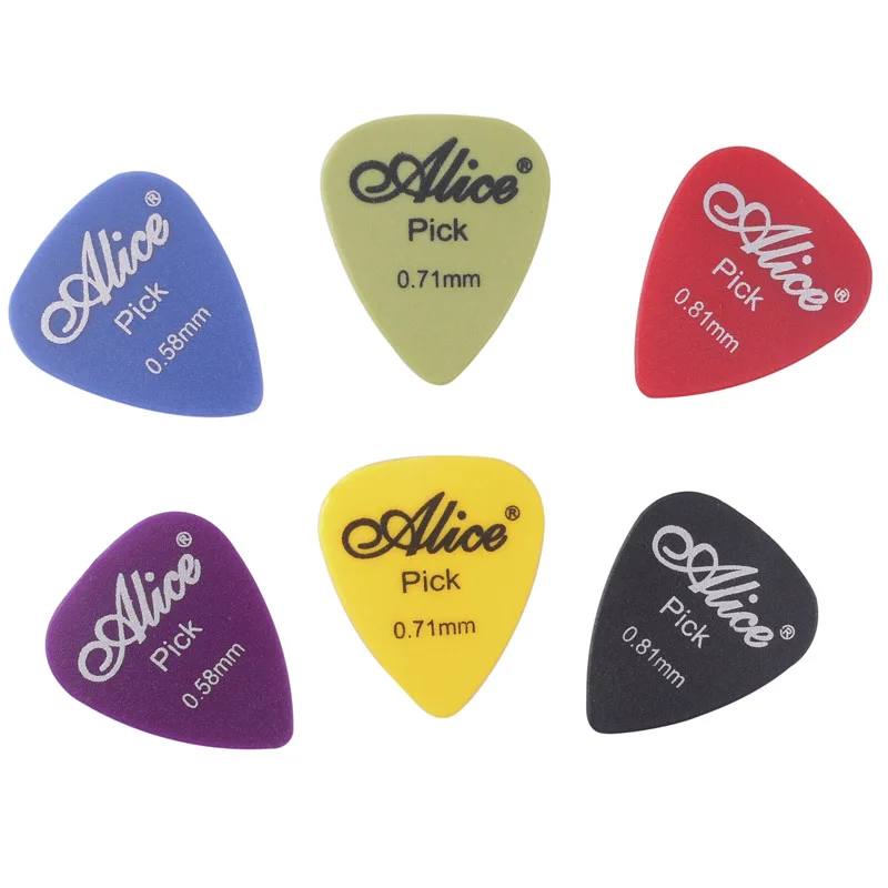 Гитара Alice Picks Custom 0 58 71 81 смешанный пластик разные цвета гитарра Palheta музыкальный