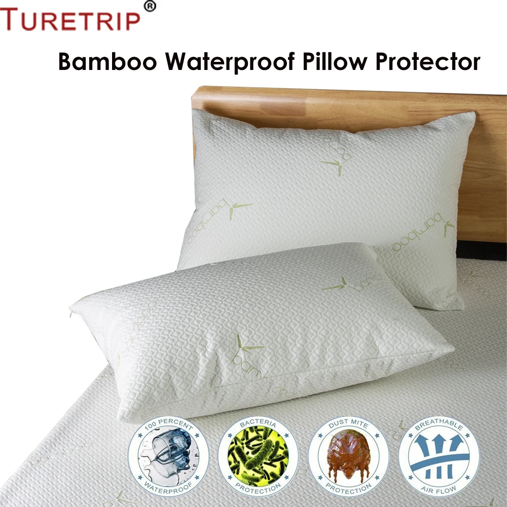 bamboo waterproof cover for pillow (1)