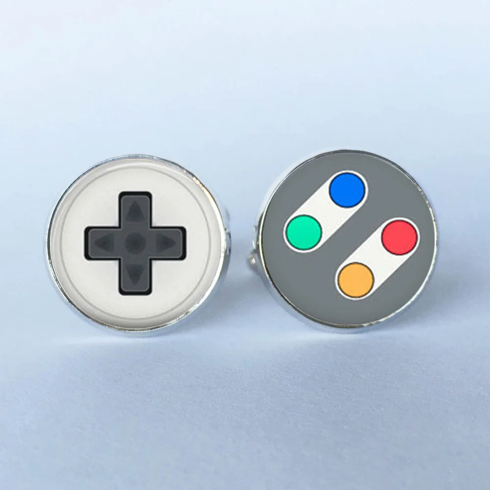 Video Game Remote Buttons Cufflinks, Handmade Cufflinks, Video game