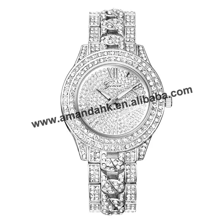 Женские часы со стразами розовое позолоченное роскошное дамское Рождественский подарок модные металлические часы женские наручные часы XR 8836