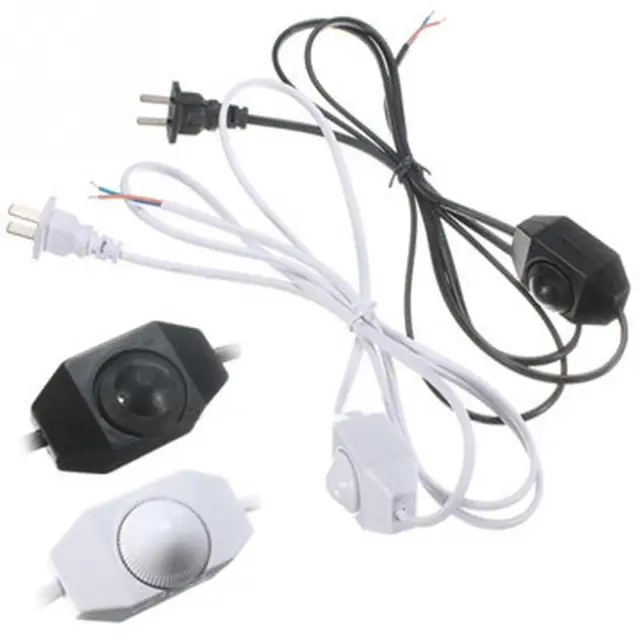 Light dimmer Cord wire Light Switching Plug Power dimming Button switch