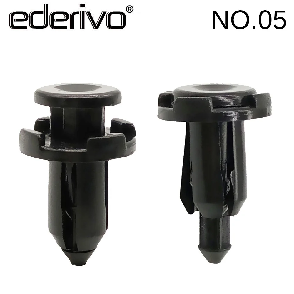 Ederivo 1PCS 9mm hole Car fastener Auto Car Bumper Fenders Cover Nylon