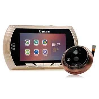 

Danmini 4.5" IPS HD Screen Digital Peephole Viewer Camera Door Night Vision with 170 Degrees Wide Angle