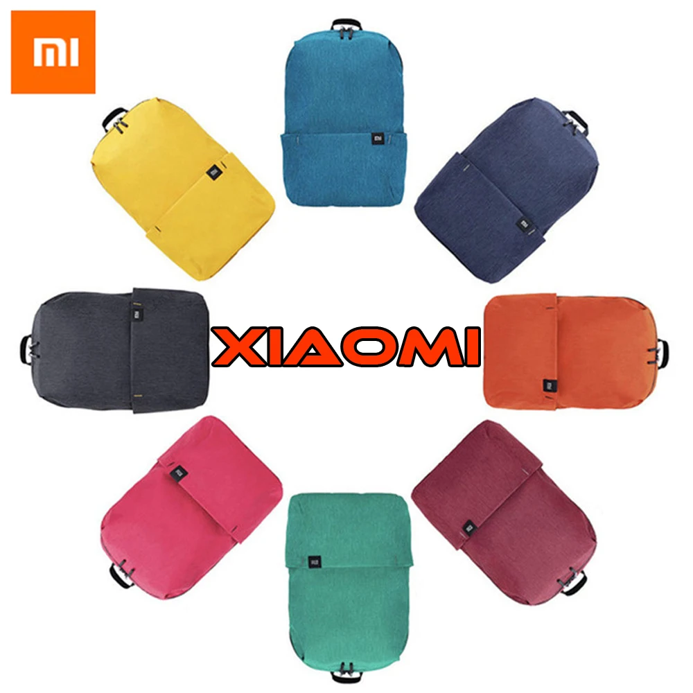 Рюкзак Xiaomi Mi 10л сумка для ноутбука городского отдыха спорта объем 165 г нагрудная