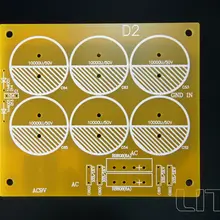 Горячая распродажа 1 шт. D2 блок питания фильтр доска пустой