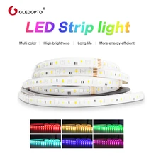 Gledopto RGB+CCT LED strip light rgb ww/cw DC24V 5 meters IP65 waterproof and IP20 not waterproof rgbcct light SMD 5050 SMD 2835(China)
