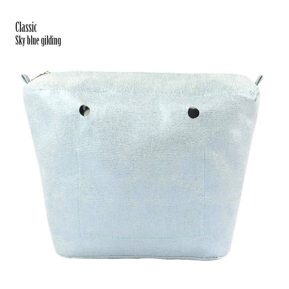 huntfun 1 штука позолоченная водонепроницаемая внутренняя подкладка Obag красочная вставка для классического мини O сумки женские сумки через плечо сумки - Цвет: classic sky blue