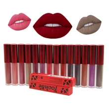 FOONBE Lips Maquiagem Matte Lip Gloss Liquid Lipstick Make up Matt Lipgloss Women Beauty Cosmetics Sexy Lip Blam Makeup Lips
