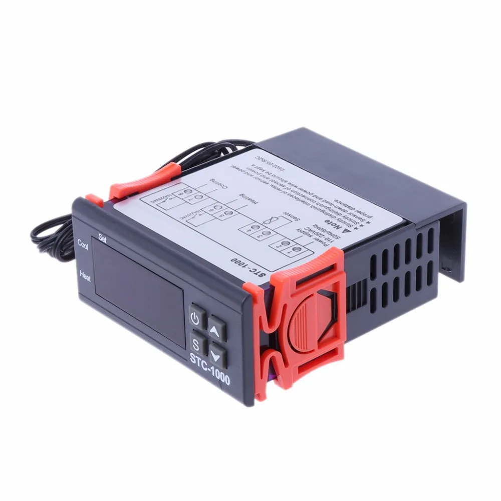 

Digital Temperature Controller STC-1000 All-purpose 110-220V AC Whit sensor #H028#