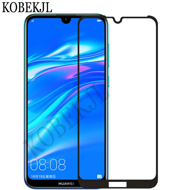 Huawei Y7 Prime 2019 закаленное стекло защита для экрана Y 7 Y72019 Y7Prime полное покрытие пленка