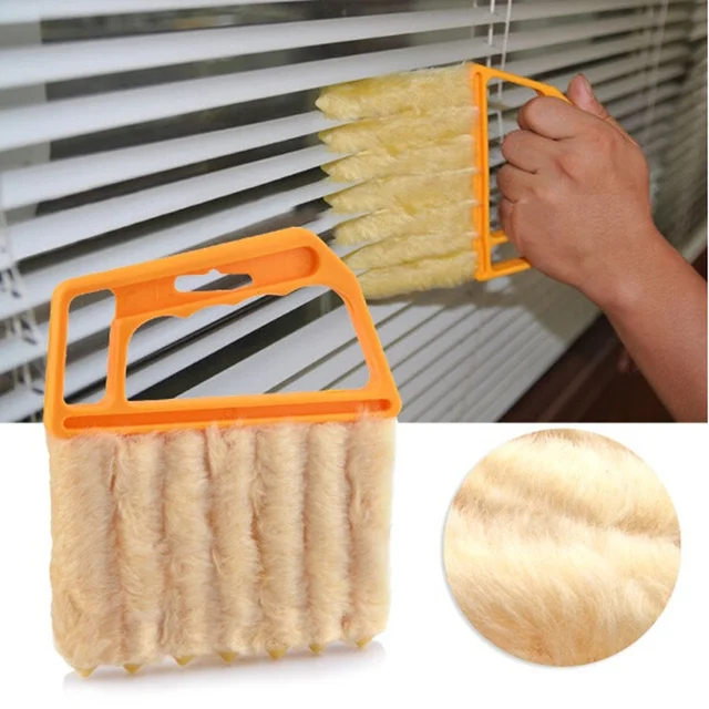 New Vertical Window Blinds Cleaning Brush 7 Shape Hand Held Washable New Vertical Window Blinds Cleaning Brush 7 Shape Hand Held Washable Microfiber Cloth Cleaner