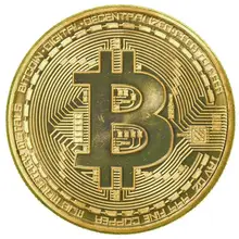 1 PC pozłacane Bitcoin moneta kolekcjonerska BitCoin Art Collection prezent fizyczne