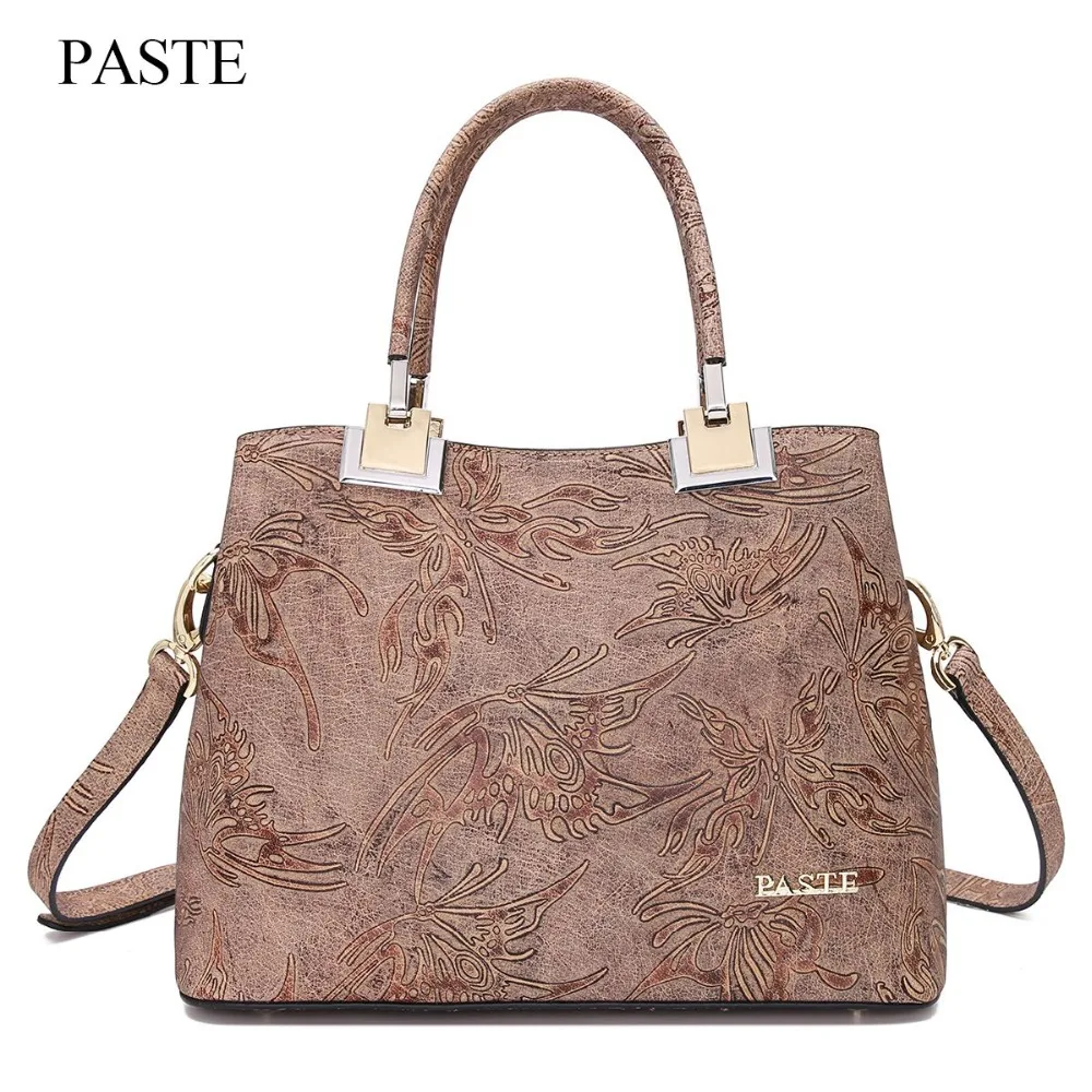Gurantee 100% Genuine Leather Shoulder Bag Embossing Handbags Women Famous Brand Real Leather Vintage Totes Female Messenger Bag Gurantee 100% Genuine Leather Shoulder Bag Embossing Handbags Women Famous Brand Real Leather Vintage Totes Female Messenger Bag