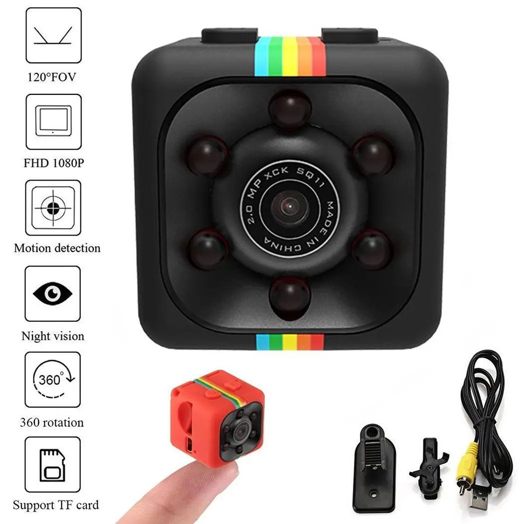 

HD Mini Camera Wireless Card Video Sport DV Infrared Night Vision 1080P Camera Car DV Digital Video Recorder SD Support TF Card