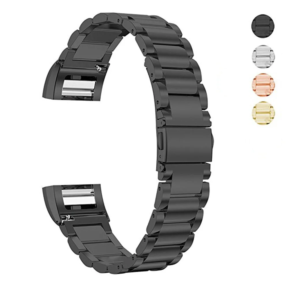ANBEST Replacement Metal Strap for Fitbit Charge 2 Band Stainless Steel Smart Watch Band Fashion Bracelet for Fitbit Charge 2 ANBEST Replacement Metal Strap for Fitbit Charge 2 Band Stainless Steel Smart Watch Band Fashion Bracelet for Fitbit Charge 2