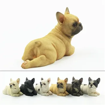 

Cute Puppy Statue Simulation Animal little FRENCH BULLDOG Silly Dog Creative Home Decor Home Decor Action Figure Toy P1368