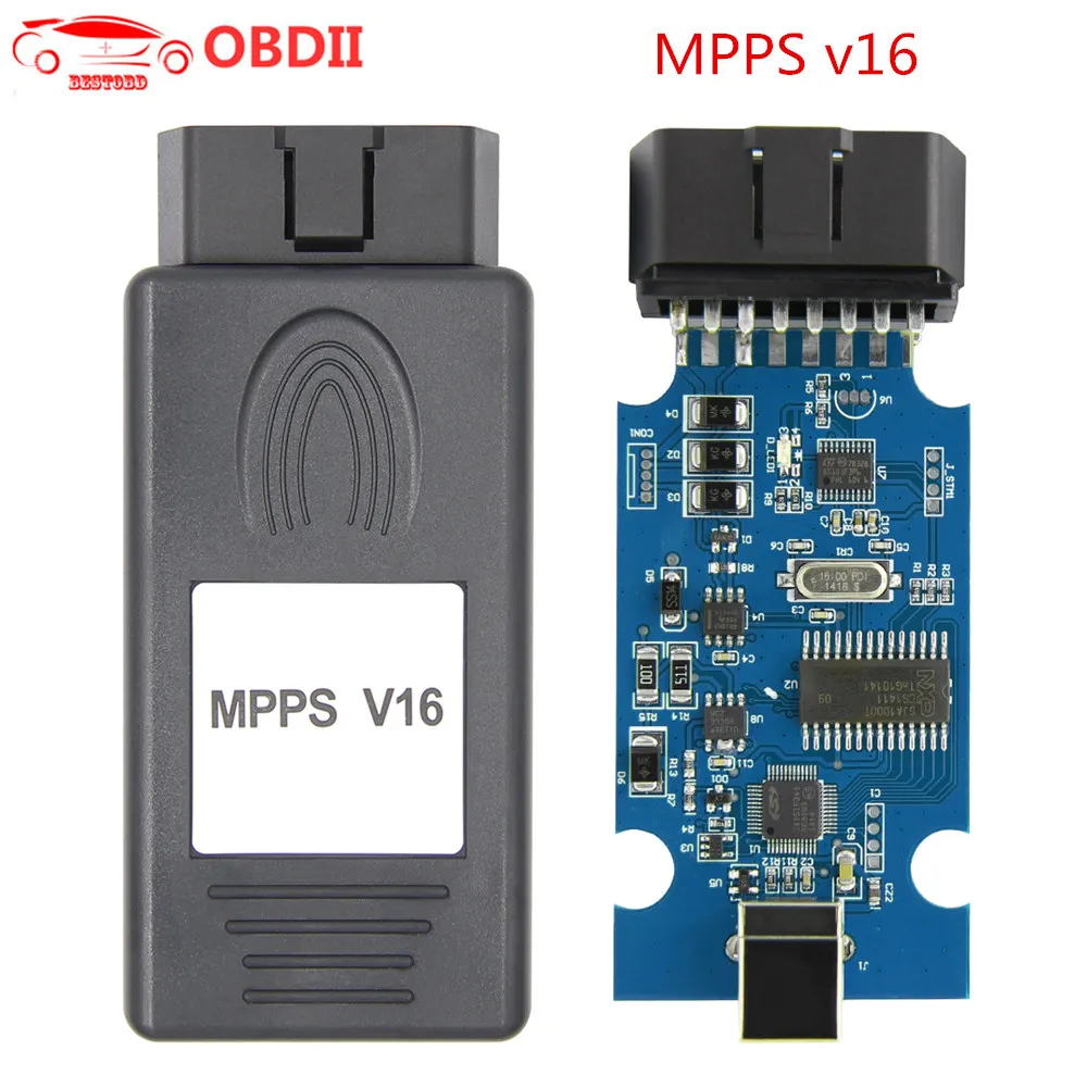 Инструмент для настройки микросхемы MPPS V16 ECU EDC15 EDC16 EDC17 V 16.1.02 Flasher OBD2