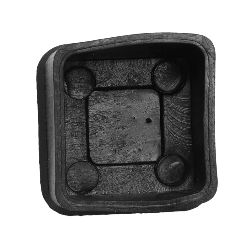 10 шт. 25x25 мм квадратный; резиновый Настольный стул ножная крышка Держатель протектор черный