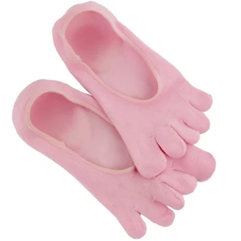 

1 Pair Gel Toe Socks Remove Callus Anti-Drying Anti-Crack Moisturize Skin Five Finger Socks Foot Care Massage