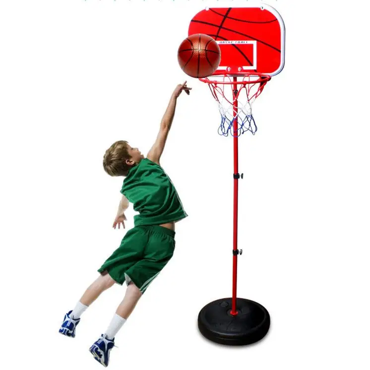 

SHINEHENG 150CM Children Elevated Basketball Stand Sport Indoor Outdoor Kids Toys Outdoor Fun & Sports Free Inflator