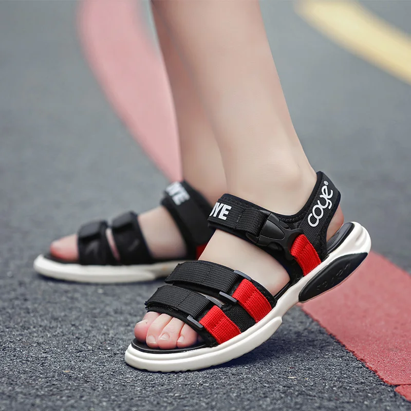 2019 Trend Fashion Non-slip Flat Soft Children Boys Sandals Shoes Summer Water Shoes Outdoor Child Kids Beach Shoes Boy Sandals