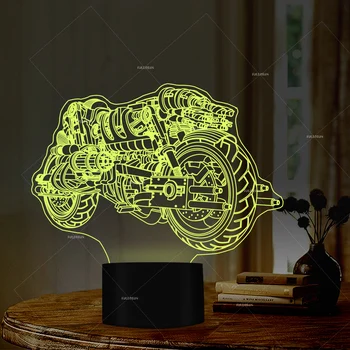 

Creative new locomotive shape LED night light 7 colors for furniture decoration birthday present holiday gift