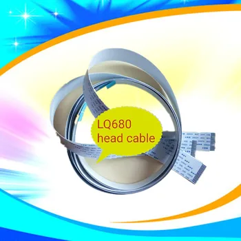 

free shipping New compatible dot matrix LQ680 printer head cable LQ-680K upper and lower printhead cable pair