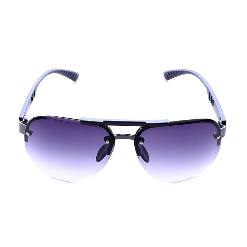Винтаж солнцезащитные очки-авиаторы Для мужчин Элитный бренд солнечные очки авиаторы для мужчин наполовину оправа для очков в стиле унисекс высокое качество UV400