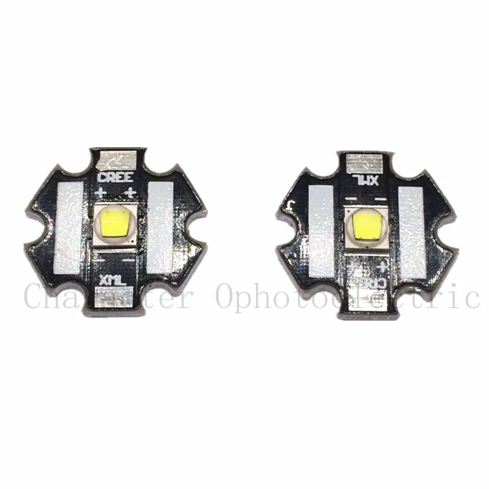 2 шт. CREE Xlamp XML2 XM-L2 10 Вт белый 6500 к высокое мощность светодиодный излучатель лампы с 20 мм радиатор для фонарика DIY