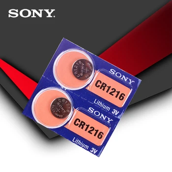 

2pcs Sony 100% Original 1216 CR1216 3V lithium Battery Button Cell Coin Battery MADE IN JAPAN