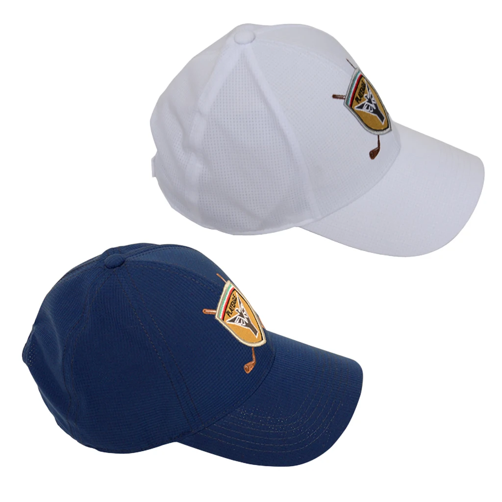 Golf Ball Embroidered Cap- Outdoor Sun Hat- Adjustable& Breathable Sportswear Accessories Sports Caps Golf Caps