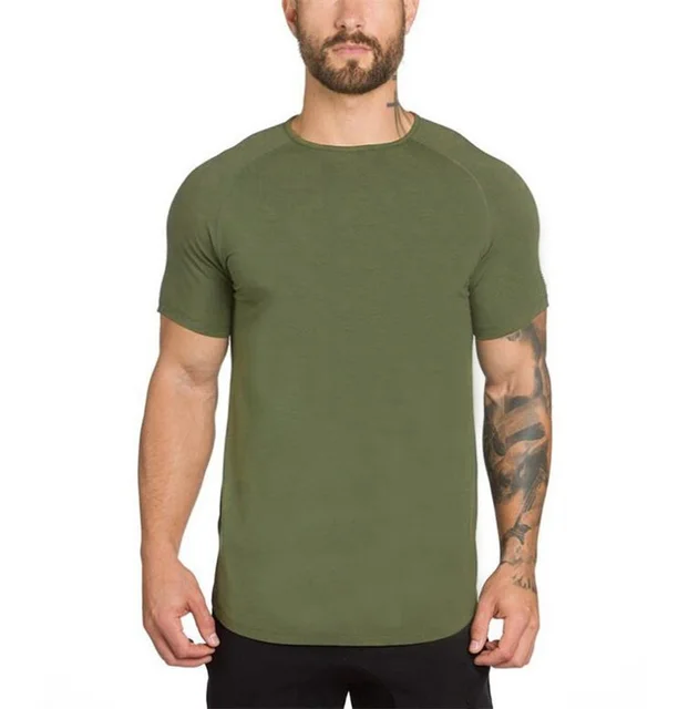 Cotton Short Sleeve Men’s Running & Bodybuilding T Shirt - Image 4