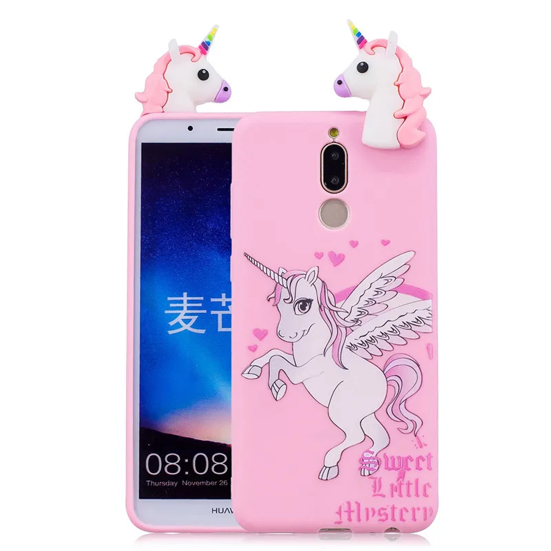 Funda Mate 10 Lite para Huawei Mate 10 Lite funda para Huawei Mate 10 Pro 3D silicona muñecas juguetes dibujos animados suave TPU Fundas