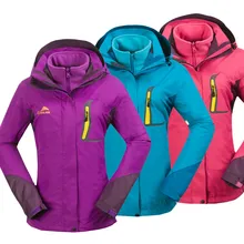 Женское спортивное пальто, куртка, уличная, водонепроницаемая, дышащая, два в одном, Женская куртка, походная, для кемпинга, рыбалки