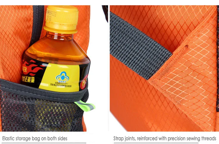 HUWAIJIANFENG ультра-легкий пакет кожи путешествия складной рюкзак многофункциональный портативный для спорта на открытом воздухе